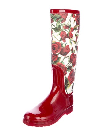 Dolce & Gabbana Wellington Rubber Rain Boots