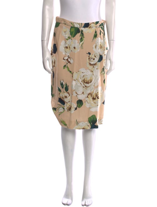 Dolce & Gabbana Floral Print Knee-Length Skirt