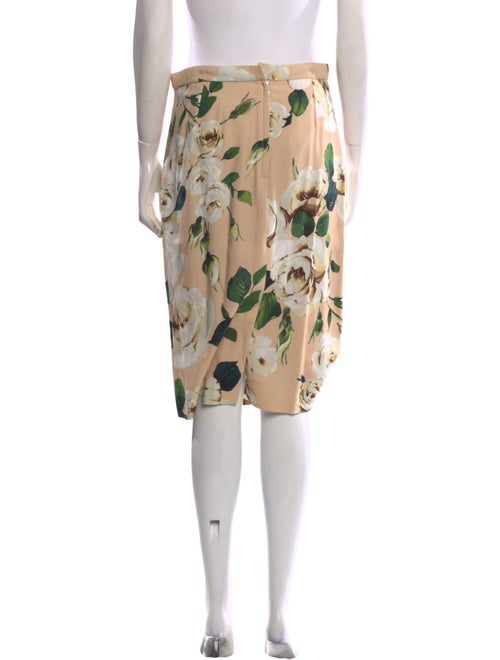 Dolce & Gabbana Floral Print Knee-Length Skirt