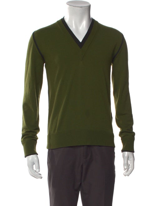 Dolce & Gabbana Virgin Wool V-Neck Pullover