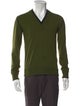 Dolce & Gabbana Virgin Wool V-Neck Pullover