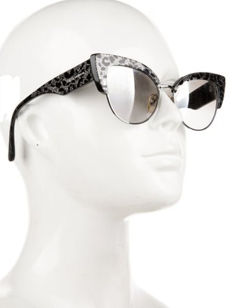 Dolce & Gabbana Cat-Eye Gradient Sunglasses