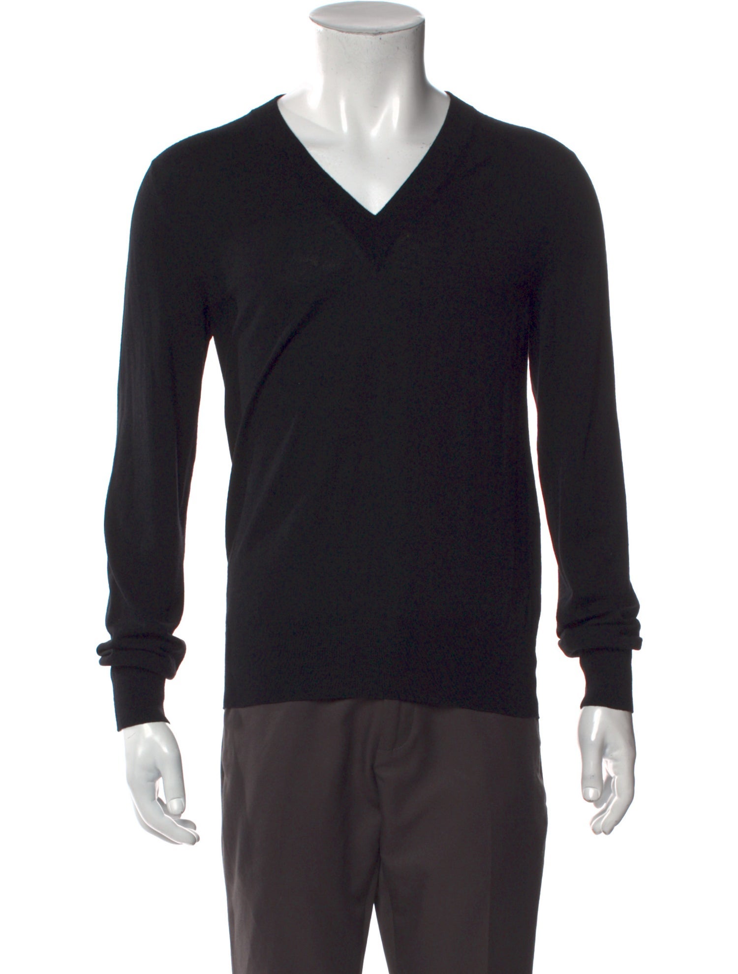 Dolce & Gabbana Virgin Wool V-Neck Pullover