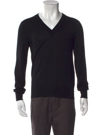 Dolce & Gabbana Virgin Wool V-Neck Pullover