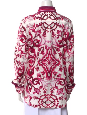 Dolce & Gabbana Printed Long Sleeve Tunic