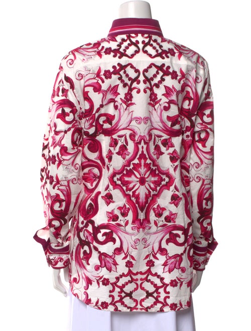 Dolce & Gabbana Printed Long Sleeve Tunic