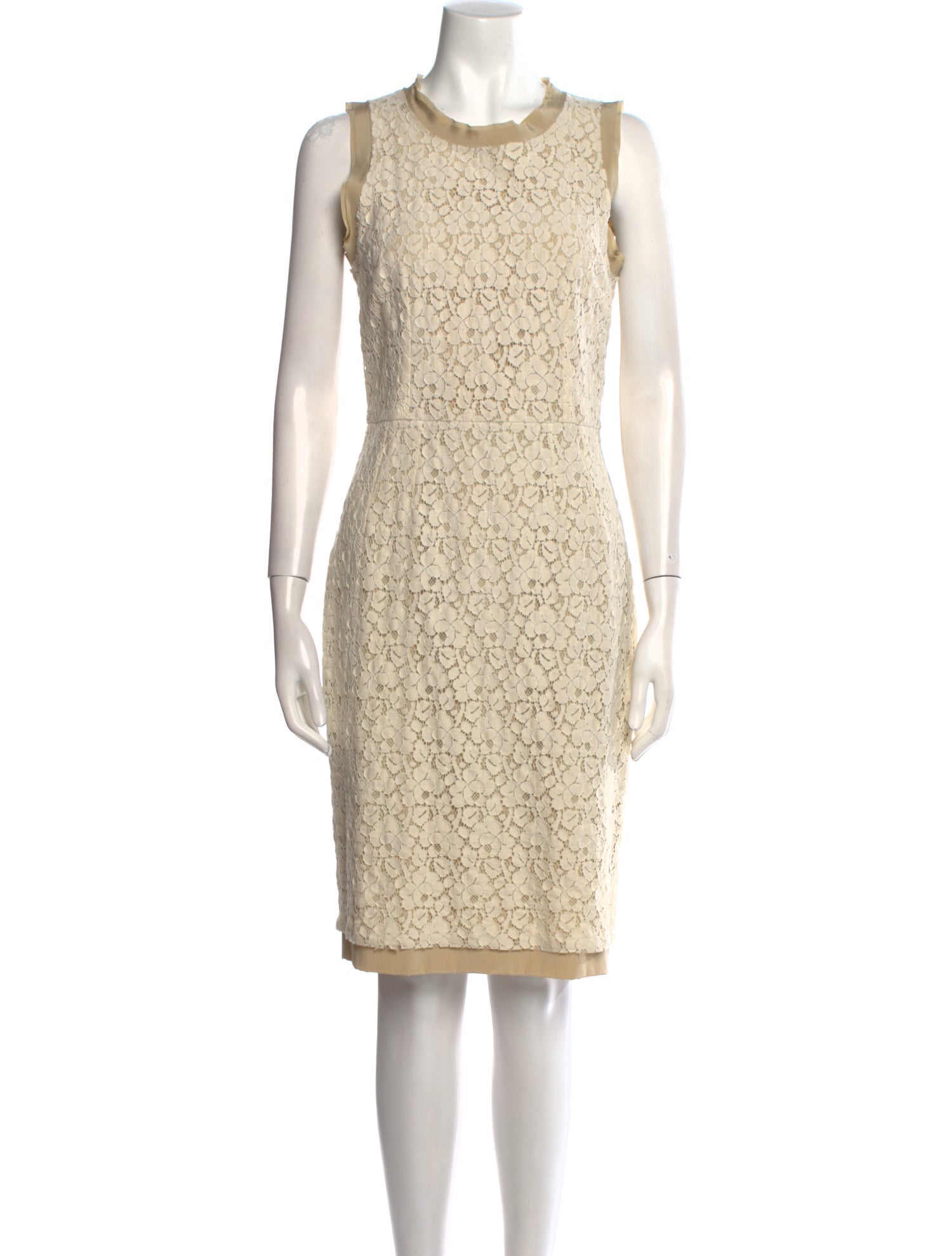 Dolce & Gabbana Crew Neck Knee-Length Dress