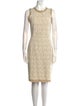 Dolce & Gabbana Crew Neck Knee-Length Dress