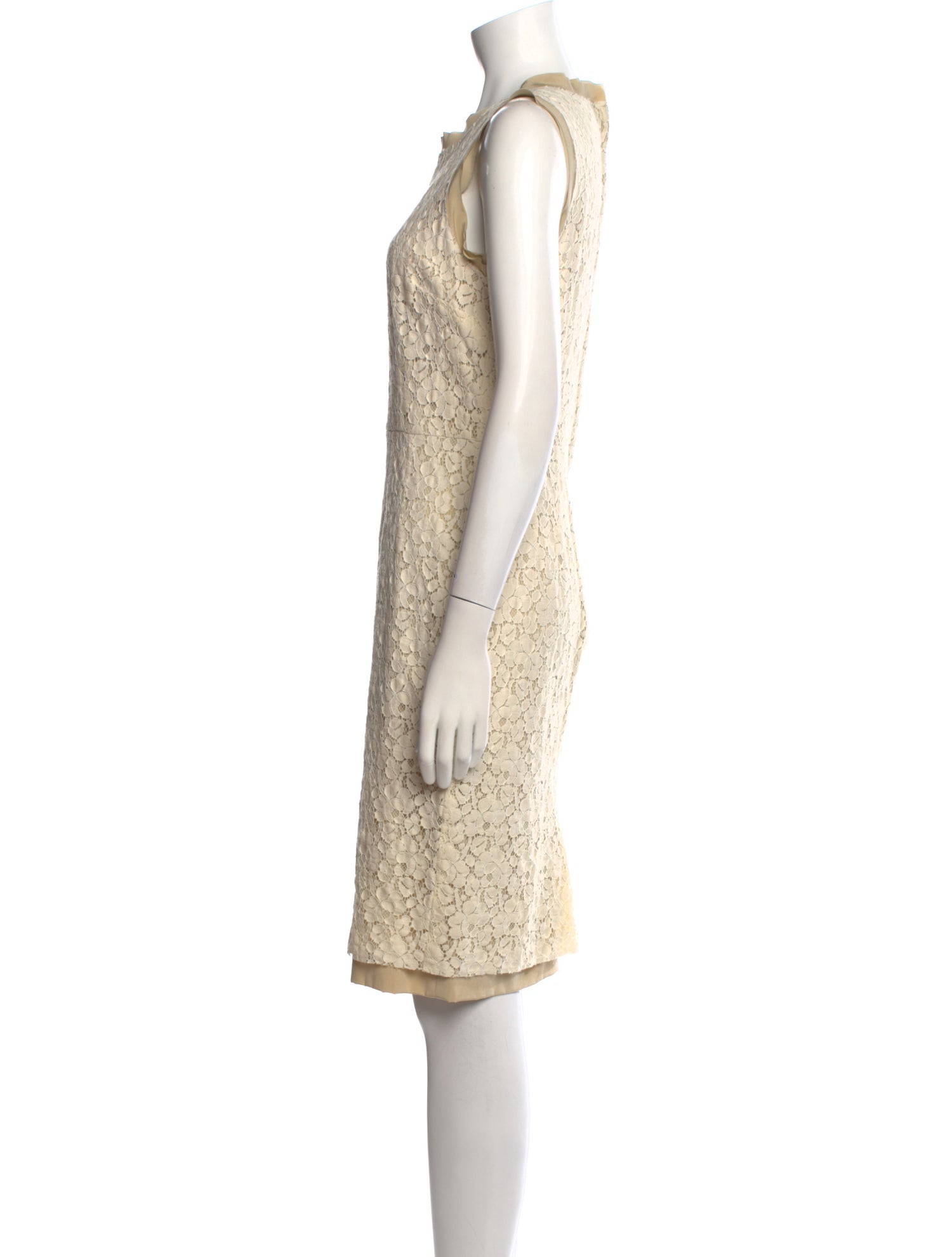 Dolce & Gabbana Crew Neck Knee-Length Dress