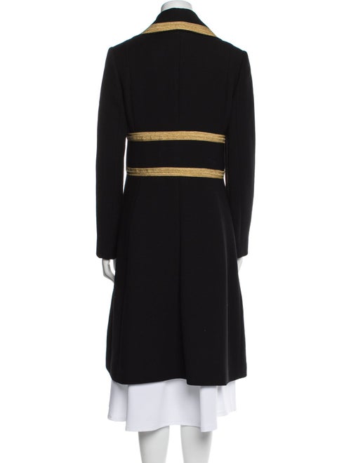 Dolce & Gabbana Virgin Wool Colorblock Pattern Coat
