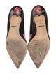 Dolce & Gabbana Leather Floral Print Pumps