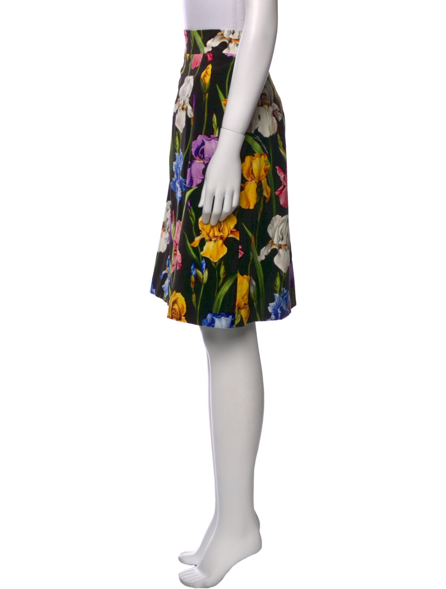 Dolce & Gabbana Floral Print Knee-Length Skirt
