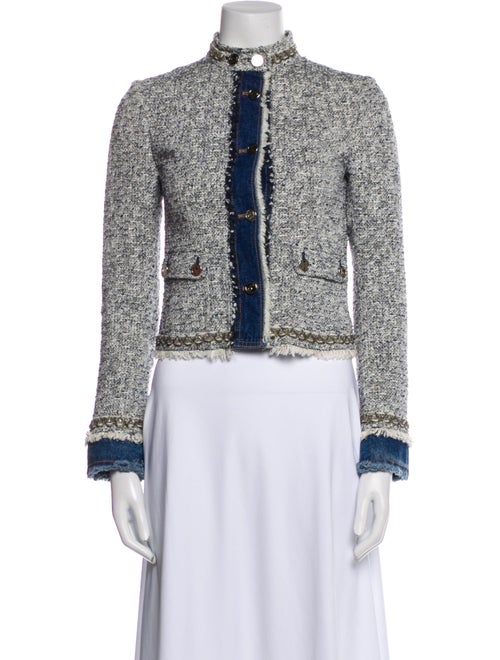 Dolce & Gabbana Tweed Pattern Evening Jacket
