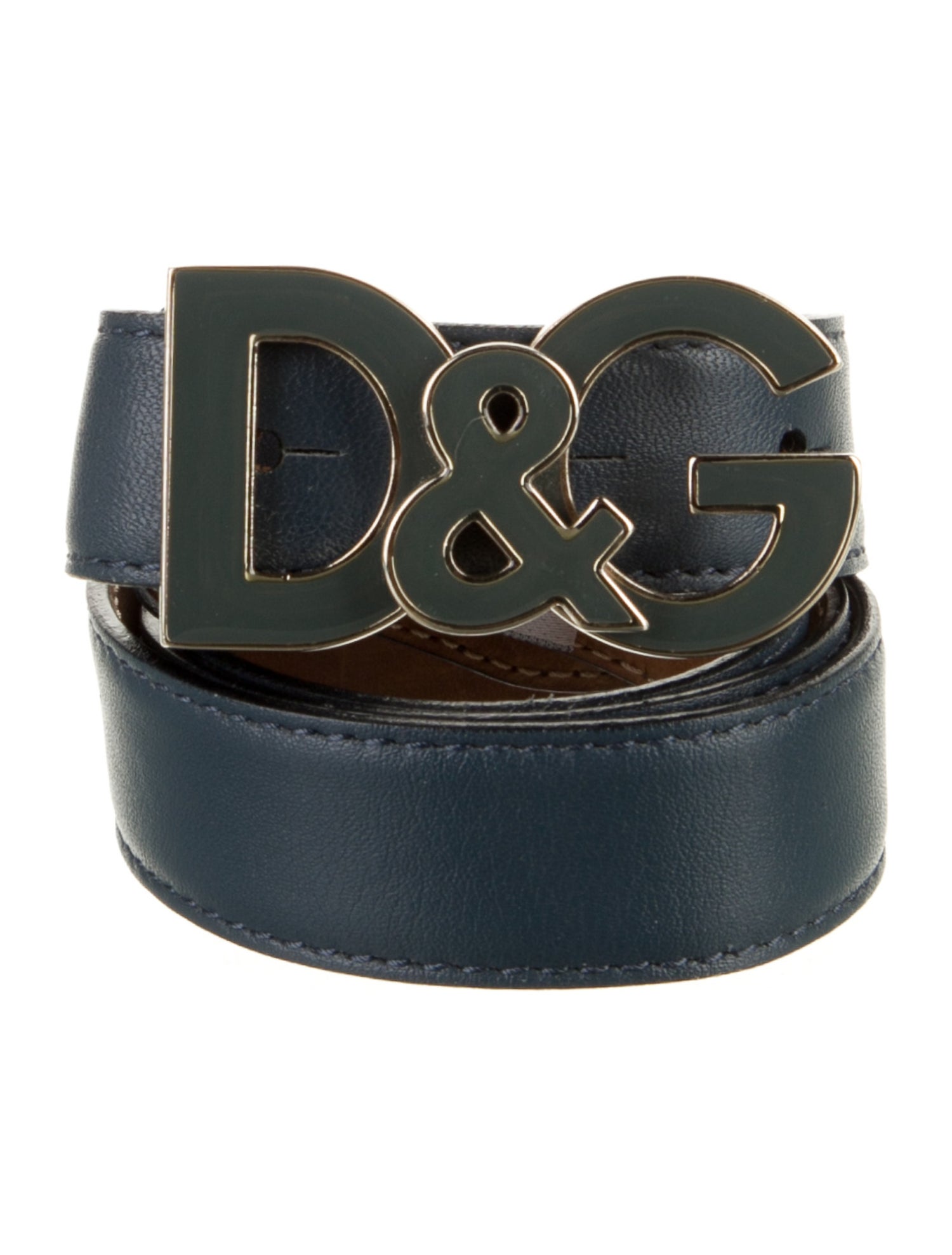 Dolce & Gabbana Skinny Leather Belt