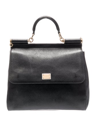 Dolce & Gabbana Leather Top Handle Bag