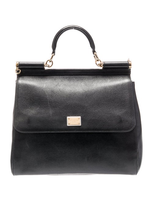 Dolce & Gabbana Leather Top Handle Bag