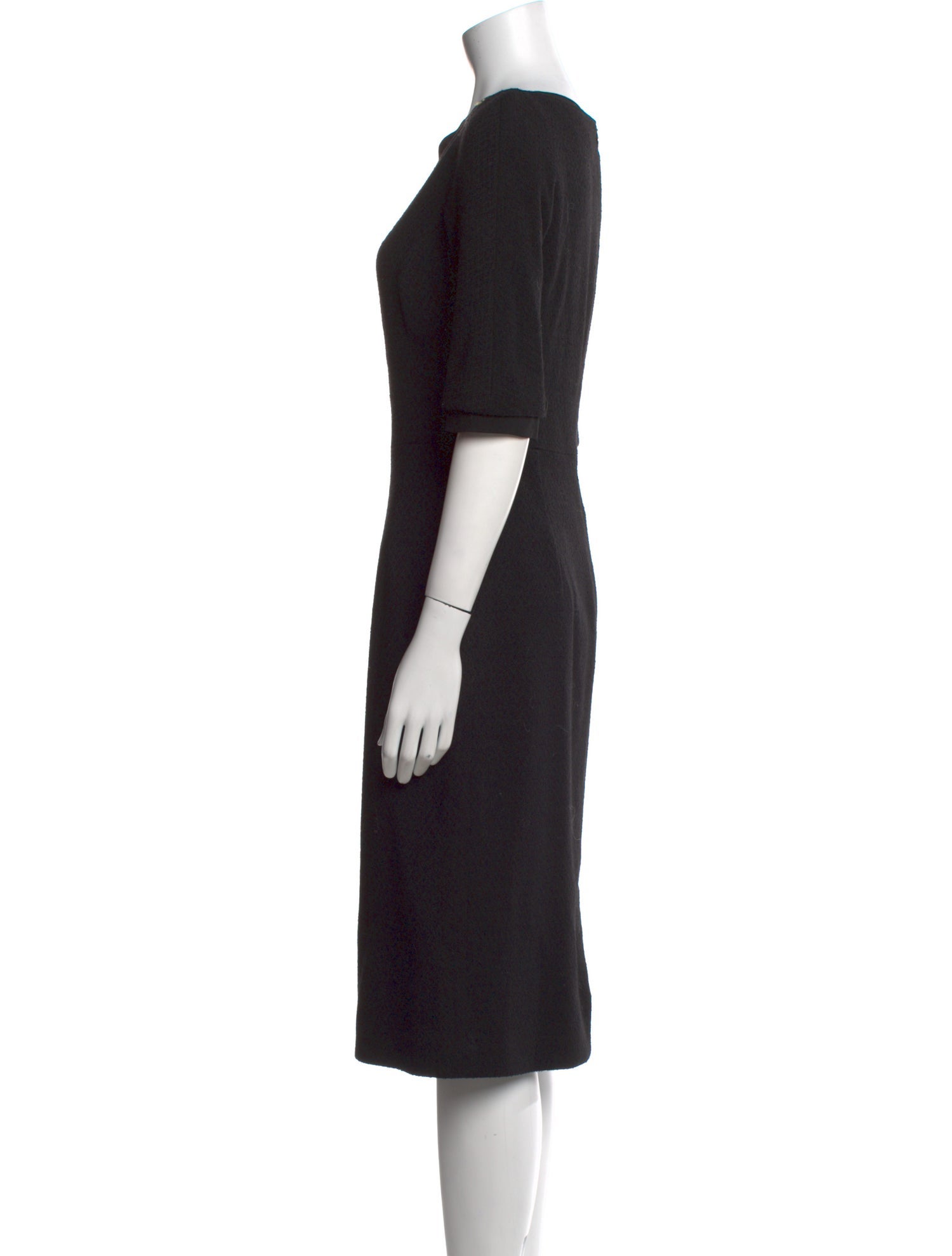 Dolce & Gabbana Wool Midi Length Dress