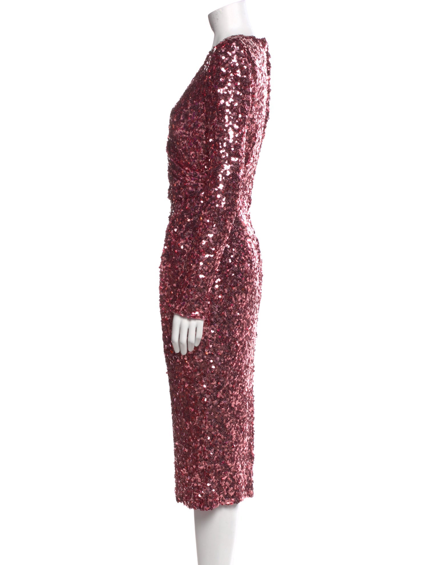 Dolce & Gabbana Sequin Midi Length Dress