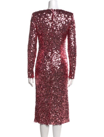Dolce & Gabbana Sequin Midi Length Dress