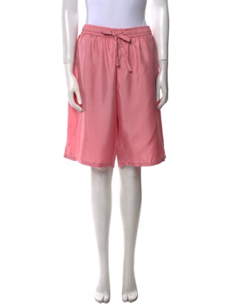 Dolce & Gabbana Silk Knee-Length Shorts
