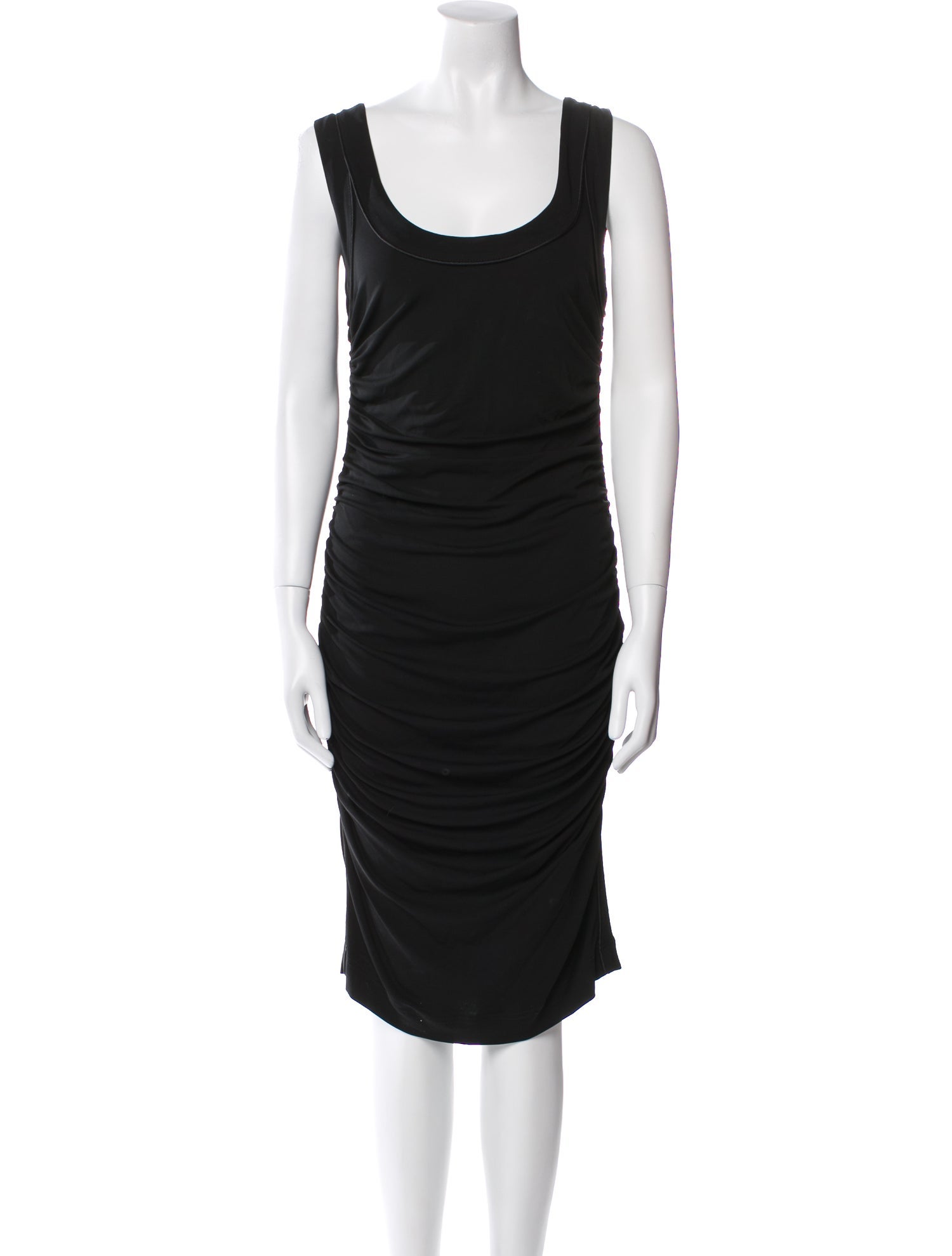 Dolce & Gabbana Scoop Neck Knee-Length Dress