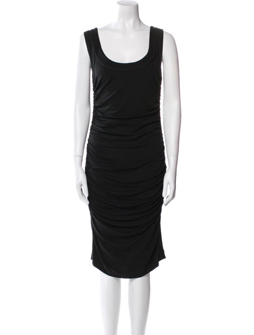 Dolce & Gabbana Scoop Neck Knee-Length Dress