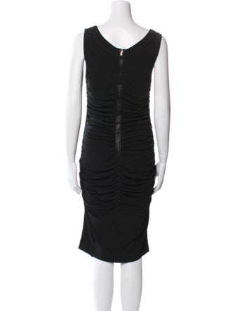 Dolce & Gabbana Scoop Neck Knee-Length Dress