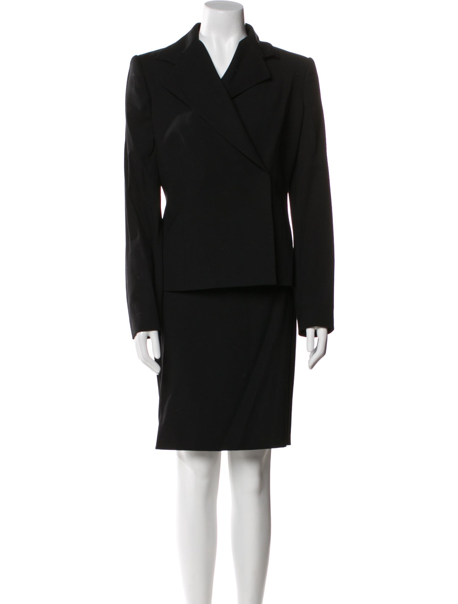 Dolce & Gabbana Virgin Wool Skirt Suit