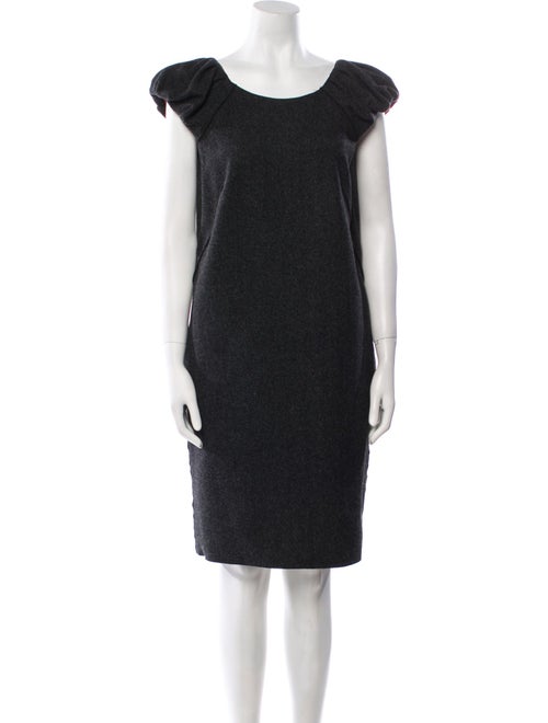 Dolce & Gabbana Virgin Wool Knee-Length Dress