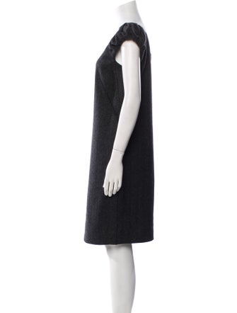 Dolce & Gabbana Virgin Wool Knee-Length Dress