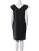 Dolce & Gabbana Virgin Wool Knee-Length Dress