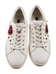 Dolce & Gabbana Leather Glitter Accents Sneakers