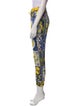 Dolce & Gabbana Silk Skinny Leg Pants
