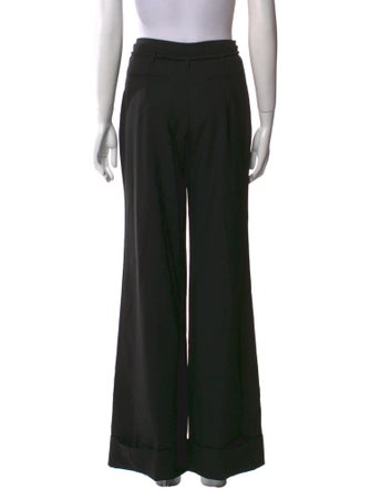 Dolce & Gabbana Virgin Wool Wide Leg Pants