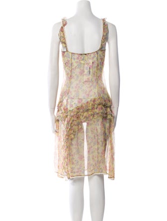 Dolce & Gabbana Silk Knee-Length Dress