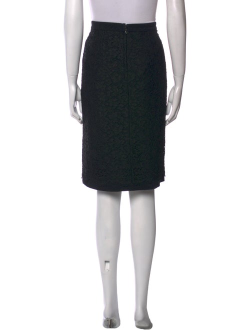 Dolce & Gabbana Raw-Edge Trim Knee-Length Skirt
