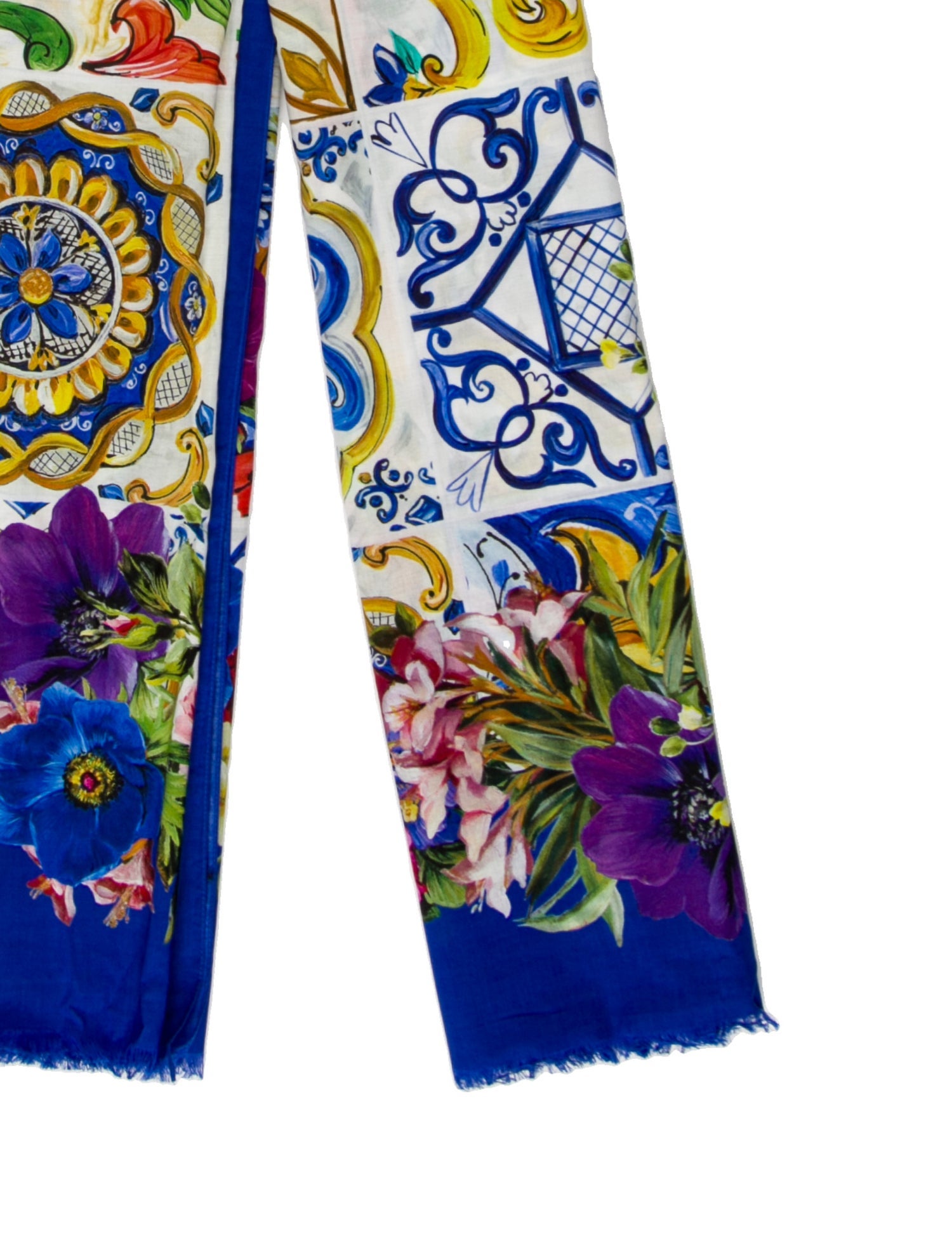 Dolce & Gabbana Floral Print Scarf w/ Tags