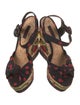 Dolce & Gabbana Printed Embroidered Accent Espadrilles