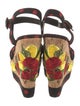 Dolce & Gabbana Printed Embroidered Accent Espadrilles