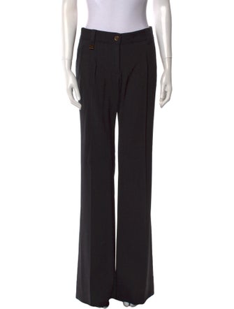 Dolce & Gabbana Virgin Wool Wide Leg Pants