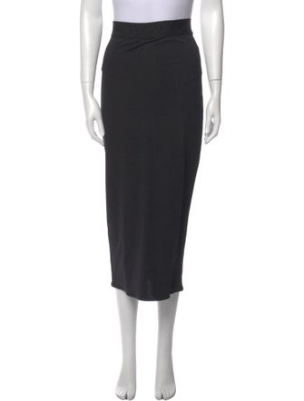 Dolce & Gabbana Grosgrain Trim Midi Length Skirt