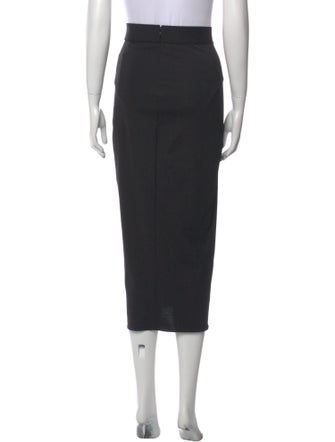 Dolce & Gabbana Grosgrain Trim Midi Length Skirt