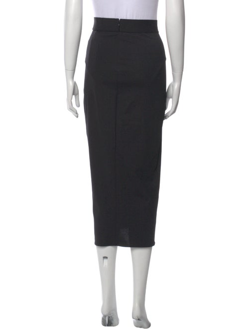 Dolce & Gabbana Grosgrain Trim Midi Length Skirt