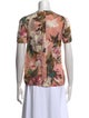 Dolce & Gabbana Silk Lace Pattern T-Shirt