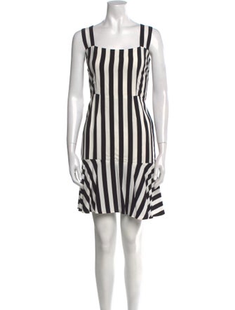 Dolce & Gabbana Striped Mini Dress