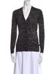 Dolce & Gabbana Virgin Wool Animal Print Sweater