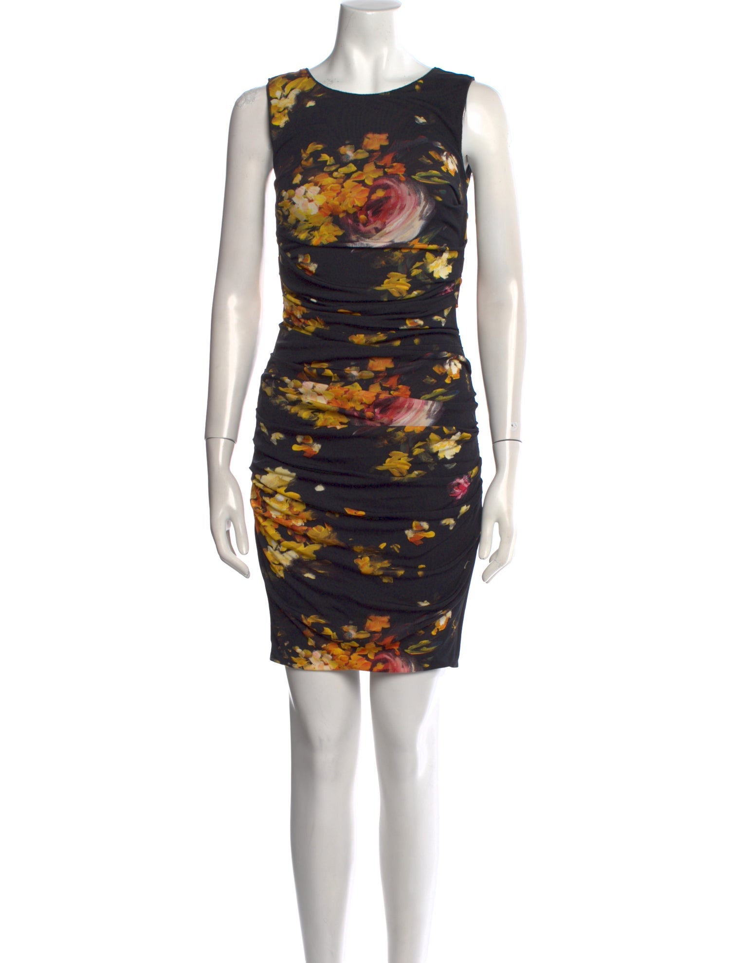 Dolce & Gabbana Floral Print Mini Dress