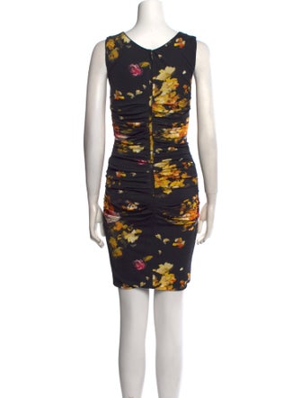 Dolce & Gabbana Floral Print Mini Dress