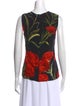 Dolce & Gabbana Floral Print Crew Neck Top