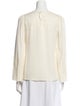Dolce & Gabbana Silk Crew Neck Blouse